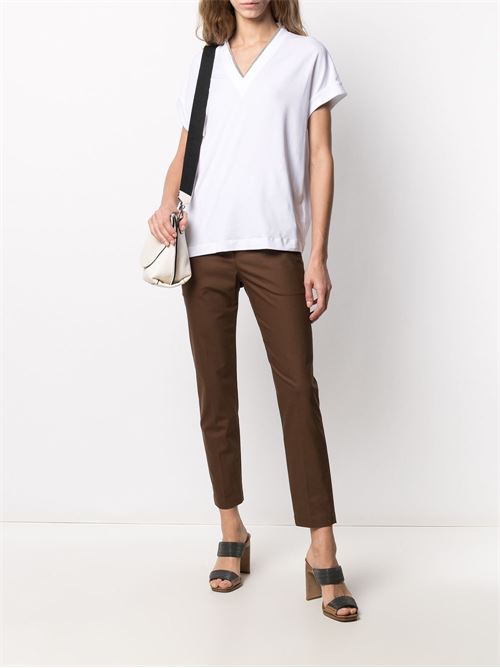 T-shirt con dettaglio Monile BRUNELLO CUCINELLI | M0T18BD222C159